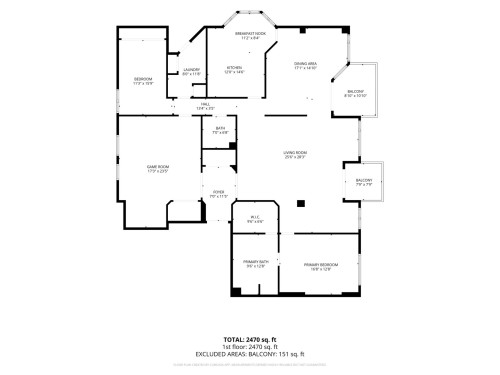 Floor Plan - 501-5895 Rue St-Laurent, Lévis (Desjardins), QC 