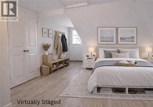 Virtual Staged  Unit #3 - Residential Studio apartment - 76 Wentworth Street S, Hamilton, ON 