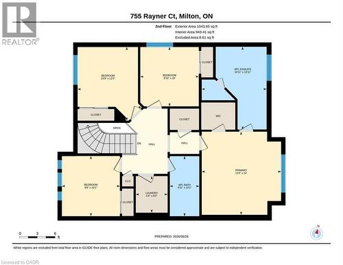 Second Floor - 755 Rayner Court, Milton, ON 