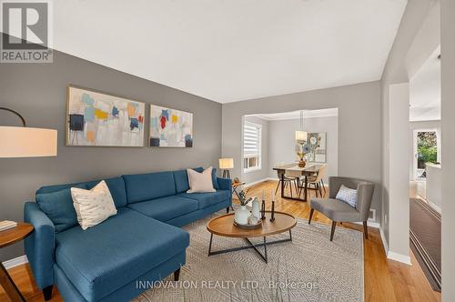 Living room with view of dining room - 2545 Page Road, Ottawa, ON 