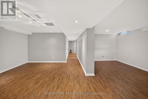 Lower level recreation room & hall with closets - 2545 Page Road, Ottawa, ON 