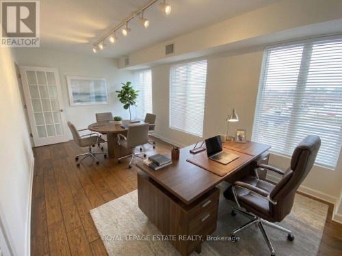 Virtually staged executive office - 307A Danforth Avenue, Toronto, ON 