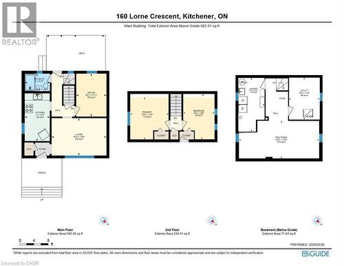 Floor plan - 160 Lorne Crescent, Kitchener, ON 