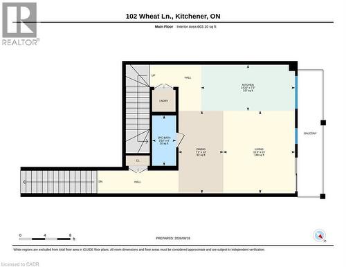 Floor plan - 102 Wheat Lane, Kitchener, ON 