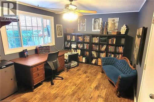 Dedicated home office with garage access. Can easily be converted to mudroom for needs of a larger family. - 115 Southwood Drive, Cambridge, ON 