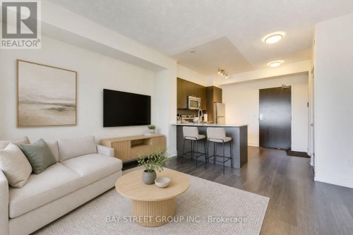 Living Room /Kitchen - Virtual Staged - 2006 - 88 Sheppard Avenue E, Toronto, ON 