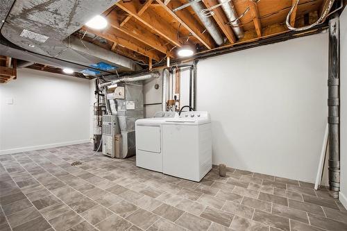 Basement Laundry - 122 Costello Drive, Winnipeg, MB 