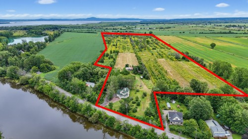 Aerial View - 108 Ch. Du Bas-De-La-Rivière, Rigaud, QC 