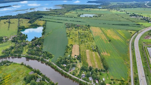 Aerial View - 108 Ch. Du Bas-De-La-Rivière, Rigaud, QC 