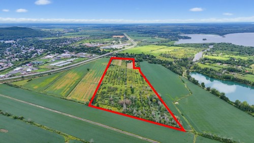 Aerial View - 108 Ch. Du Bas-De-La-Rivière, Rigaud, QC 
