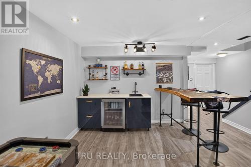 Wet bar with wine fridge! - 57 Golflinks Drive, Ottawa, ON 