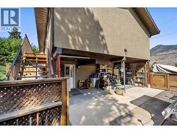 Area is a carport. Lattice fencing is removable - 
