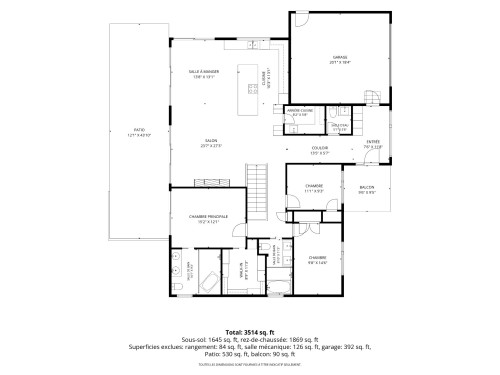 Floor Plan - 476 Av. Townshend, Saint-Lambert, QC 