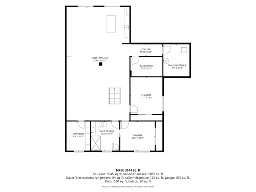 Floor Plan - 476 Av. Townshend, Saint-Lambert, QC 