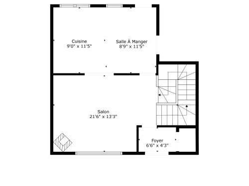 Plan (croquis) - 464 23E Avenue, L'Île-Perrot, QC 