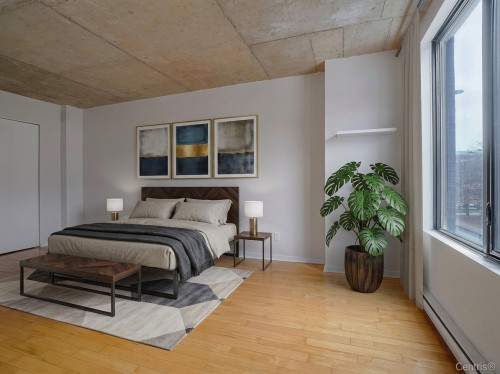 Chambre à coucher principale - 320-1451 Rue Parthenais, Montréal (Ville-Marie), QC 