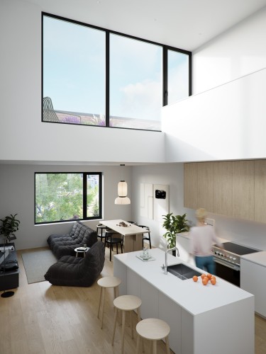 Vue d'ensemble - 302-5973 Av. Papineau, Montréal (Rosemont/La Petite-Patrie), QC 