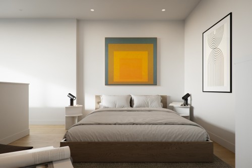Chambre à coucher principale - 302-5973 Av. Papineau, Montréal (Rosemont/La Petite-Patrie), QC 