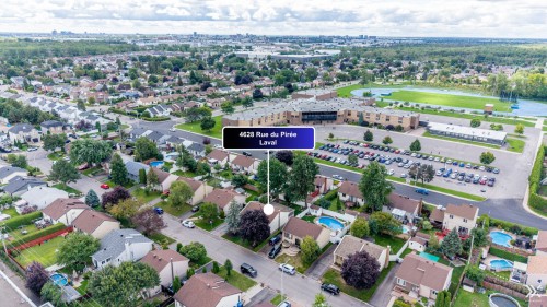 Photo aérienne - 4628 Rue Du Pirée, Laval (Vimont), QC 