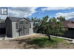 Shed.  Fruit Salad Tree....with Peaches, Apricots, and Italian Plums. - 