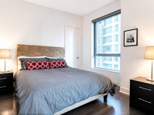 Bedroom - 400-1225 Boul. Robert-Bourassa, Montréal (Ville-Marie), QC 