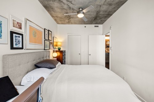 Chambre à coucher principale - 417-3810 Rue St-Antoine O., Montréal (Le Sud-Ouest), QC 