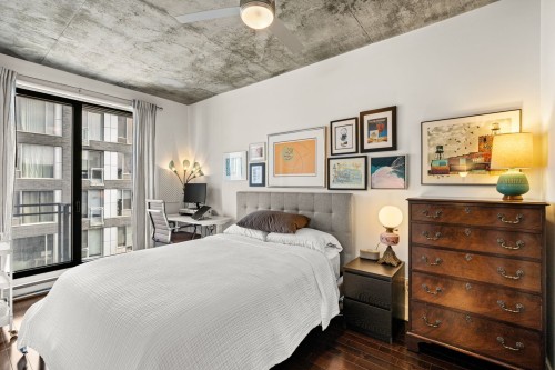 Chambre à coucher principale - 417-3810 Rue St-Antoine O., Montréal (Le Sud-Ouest), QC 