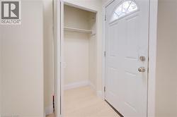 Entry closet can be easily converted to laundry closet. - 