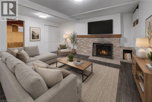 This is an ai staged version of the home to help you visualize your space. - 150 Westcourt Place, Waterloo, ON 
