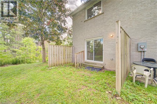 Quaint backyard, can be fenced in. - 150 Westcourt Place, Waterloo, ON 