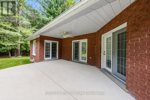 Covered Area off Kitchen, Living and Third Bedroom - 90 Goldfinch Crescent, Tiny, ON 