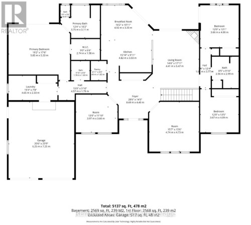 Main Floor Plan - 90 Goldfinch Crescent, Tiny, ON 