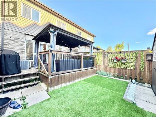 Turf installed in the yard. No hassle of grass cutting. - 1335 Countrystone Drive, Kitchener, ON 