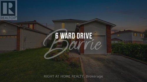 6 WARD DRIVE  Barrie, ON L4N 7N9