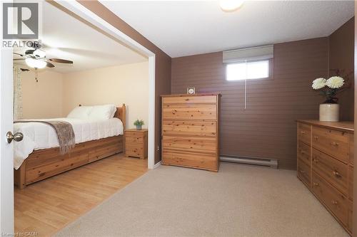 Wall-to-wall carpeting and wood-finish flooring - 219 Foxhunt Road, Waterloo, ON 
