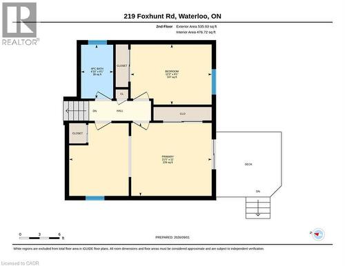 Floor plan - 219 Foxhunt Road, Waterloo, ON 