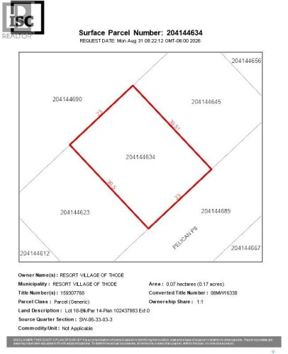 35 Pelican Pass, Thode, SK 