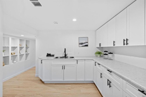 Basement kitchen (no stove) - 804 Polson Avenue, Winnipeg, MB 