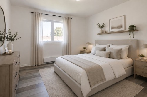Master Bedroom - 70 Rue St-Honoré, Saint-Étienne-Des-Grès, QC 
