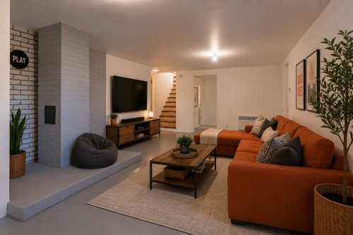Family Room - 70 Rue St-Honoré, Saint-Étienne-Des-Grès, QC 