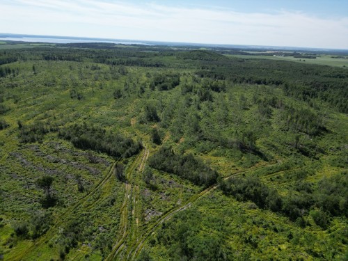 Aerial View - Rg Forget, Saint-Eugène-De-Guigues, QC 