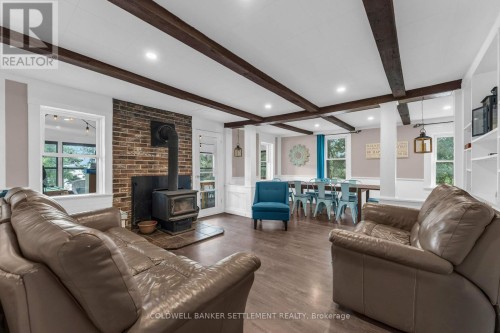 Living room/dining - 345 Battams Road, Rideau Lakes, ON 
