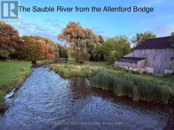 Sauble River from Allenford bridge - 