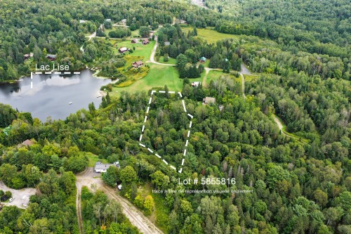 Aerial View - Rue Chapais, Chertsey, QC 