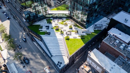 Aerial View - 3112-1245 Rue De Bleury, Montréal (Ville-Marie), QC 