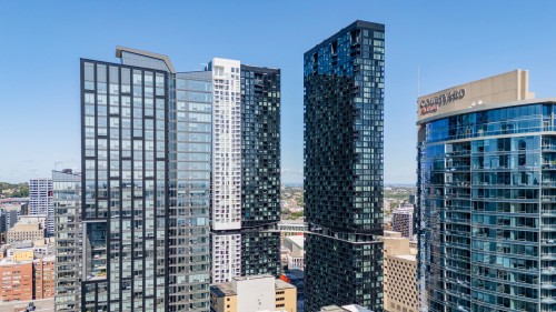 Aerial View - 3112-1245 Rue De Bleury, Montréal (Ville-Marie), QC 