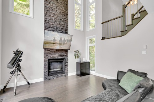 Living Room - 13 Av. Hochar, Saint-Sauveur, QC 