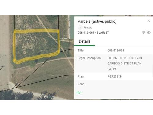 Lot 36 Blair Street, Quesnel, BC 