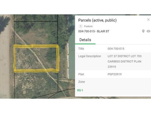 Lot 37 Blair Street, Quesnel, BC 