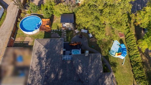 2150 Laurier Crescent, Prince George, BC - Outdoor With Above Ground Pool With View